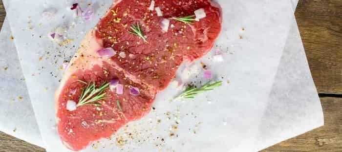 Pat the steak dry before cooking