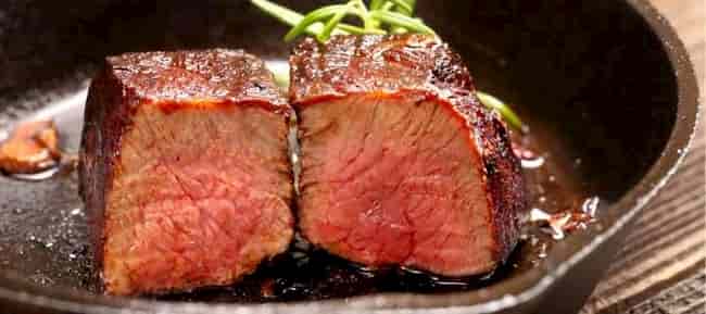 Sear on Stovetop and finish cooking the steak in oven