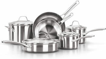 Calphalon Stainless steel 10-Piece Pots and Pans Set