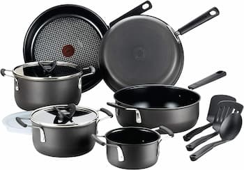 T-fal All-In-One Hard Anodized Dishwasher Safe Nonstick Cookware Set