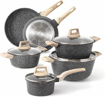 CAROTE Granite Cookware Set