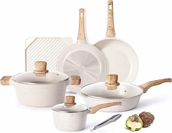 Caannasweis Granite Cookware Set