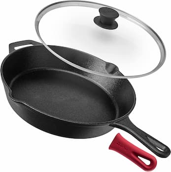 Cuisinel Cast Iron Skillet with Lid