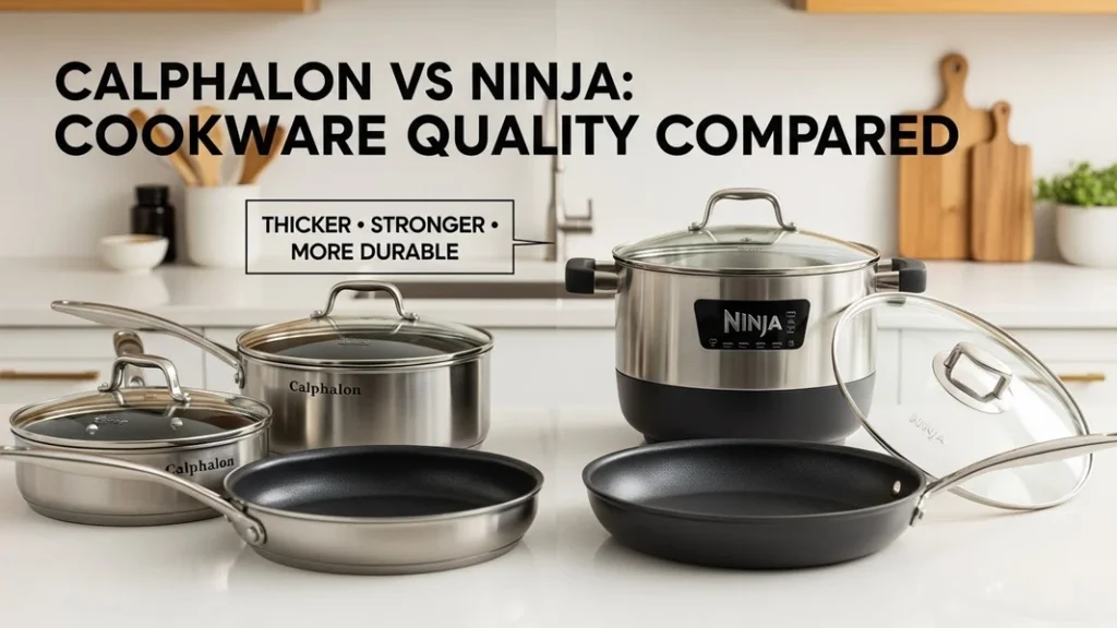 Calphalon vs Ninja Quality of Cookware