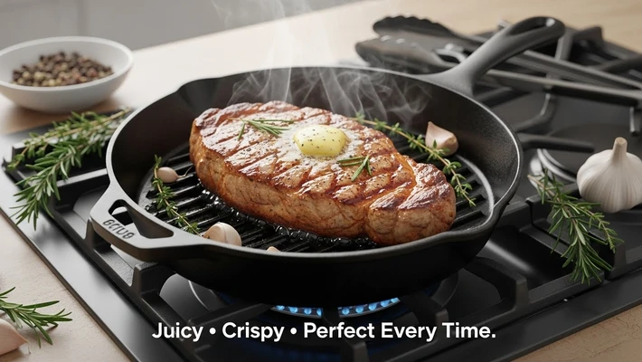 cook steak on stovetop